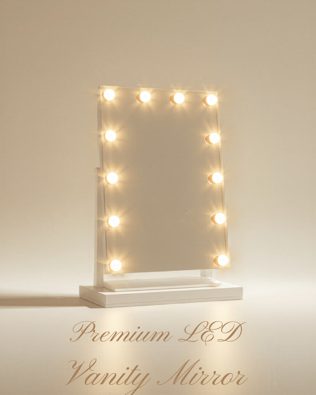 LED Vanity Mirror with 15 Bulbs – Studio Makeup Lighting