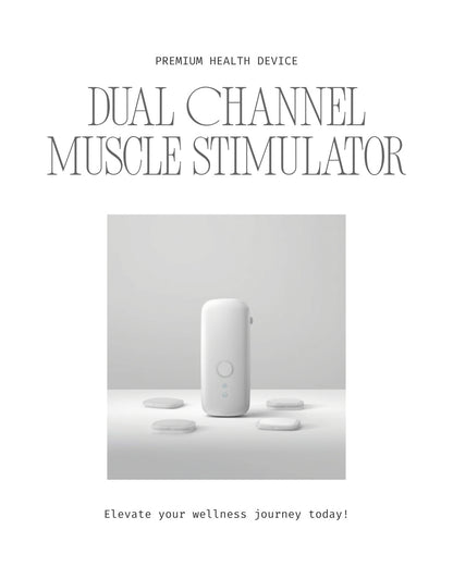 TENS EMS Muscle Stimulator – Dual Channel Pain Relief Device