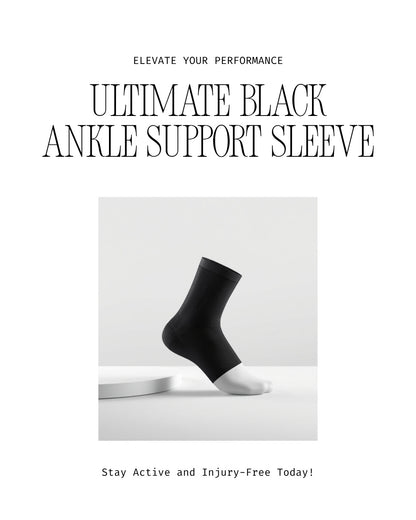Ankle Support Brace – Compression Sleeve Sports Sprain Recovery
