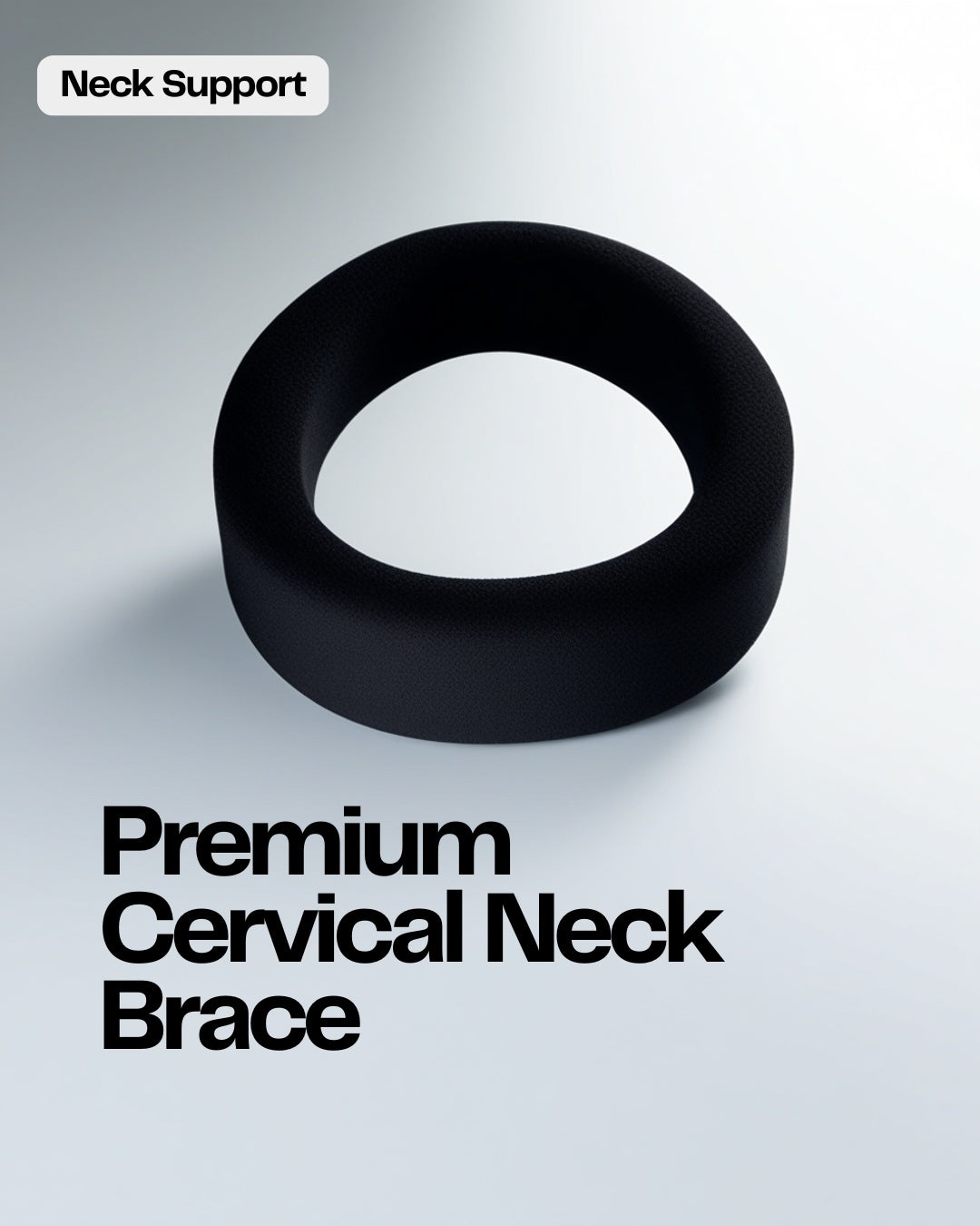 Cervical Neck Brace – Adjustable Spine Alignment Pain Collar