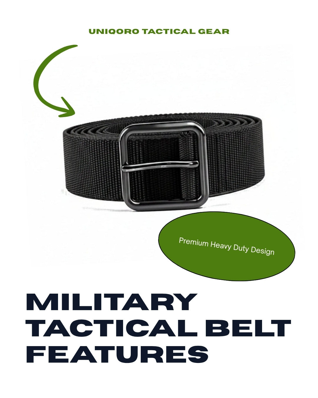 Uniqoro Military Tactical Belt Design 2