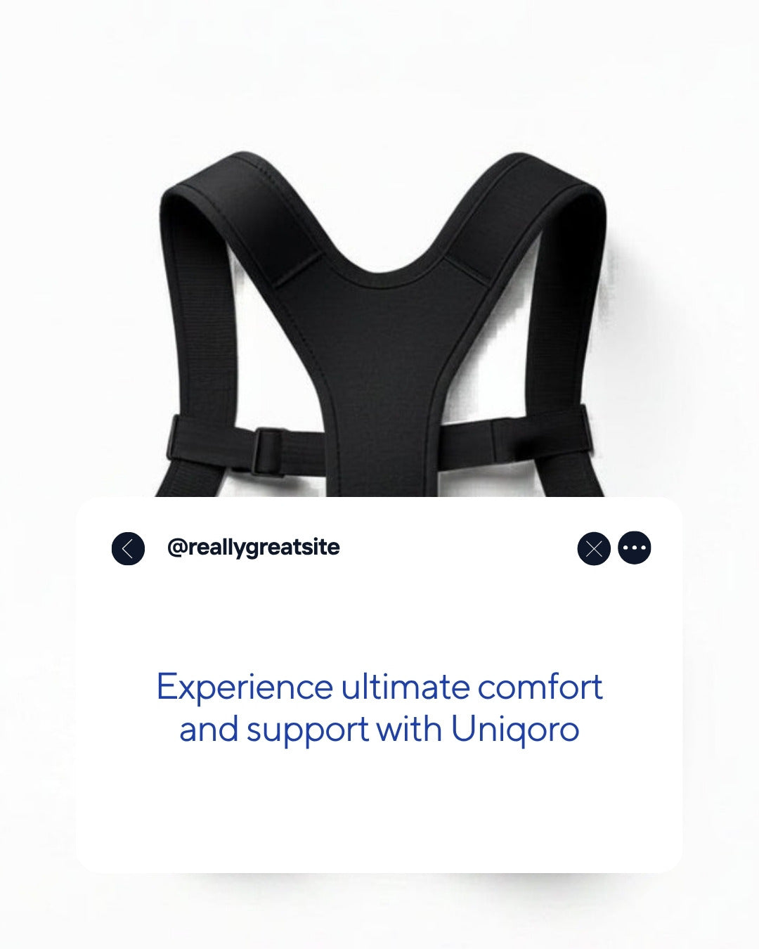 Uniqoro Posture Corrector Brace – Back Support Kyphosis Fix