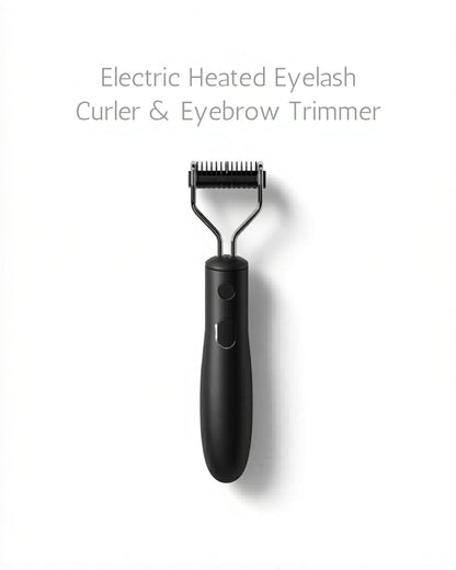 2-in-1 Heated Eyelash Curler & Eyebrow Trimmer – Women