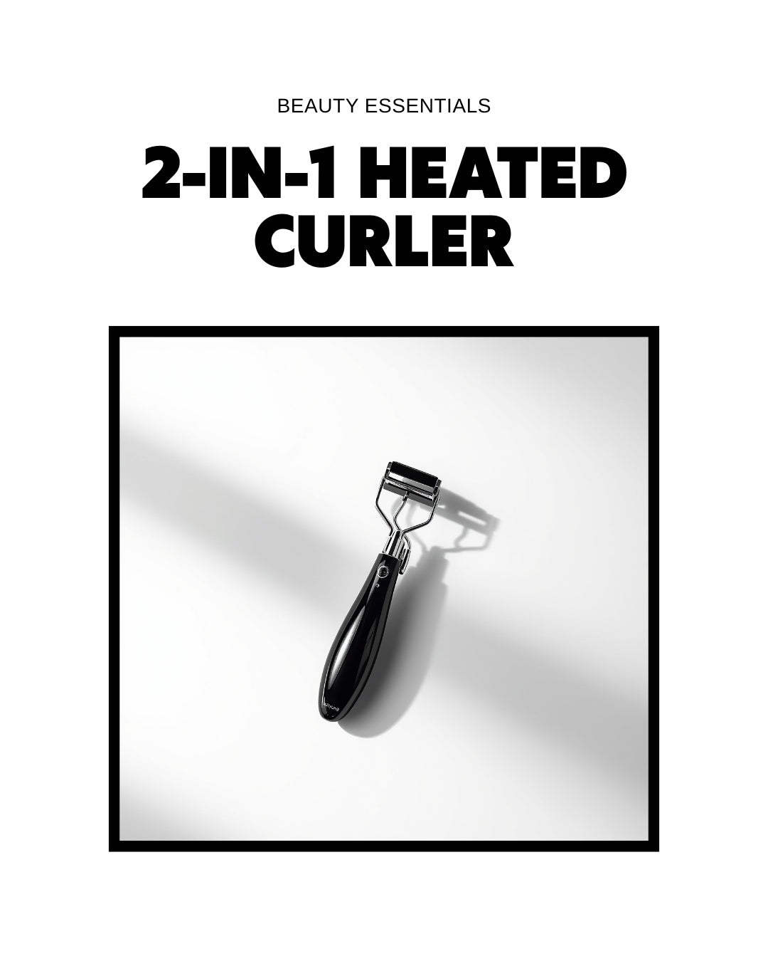 2-in-1 Heated Eyelash Curler & Eyebrow Trimmer – Women