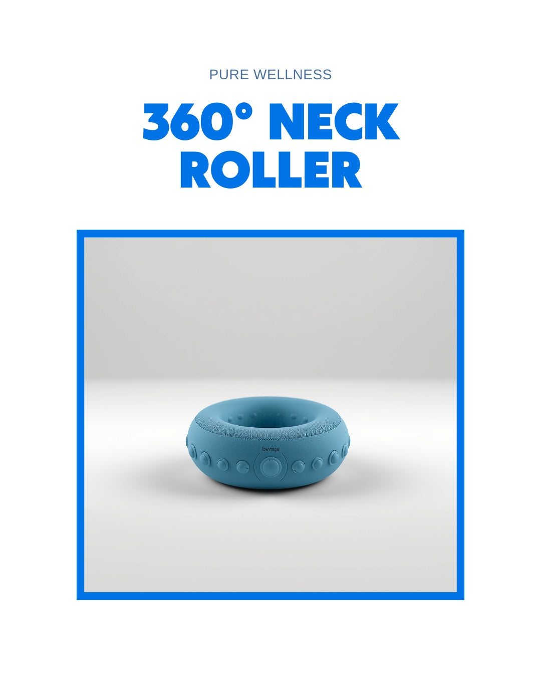Neck Roller Massager – 360° 6-Ball Manual Trigger Point