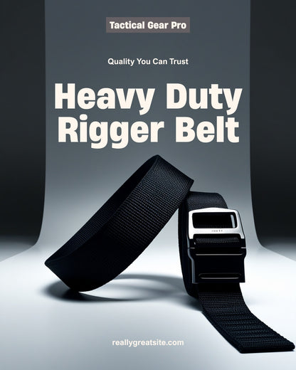 Military Tactical Belt – Heavy Duty Outdoor Nylon Training