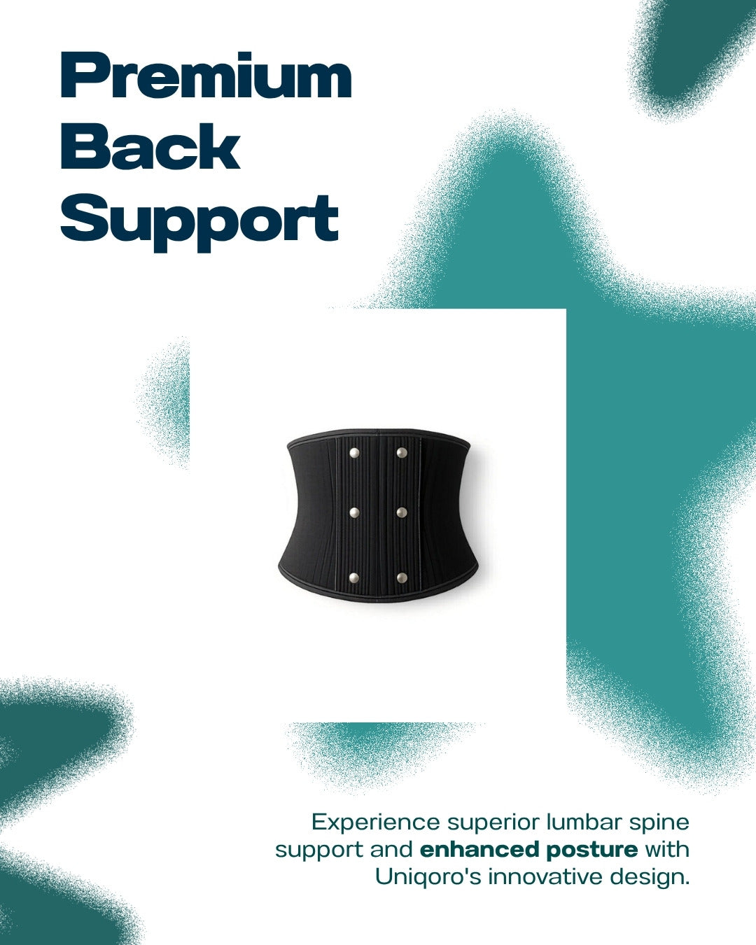 Uniqoro Magnetic Posture Corrector Belt Design 4