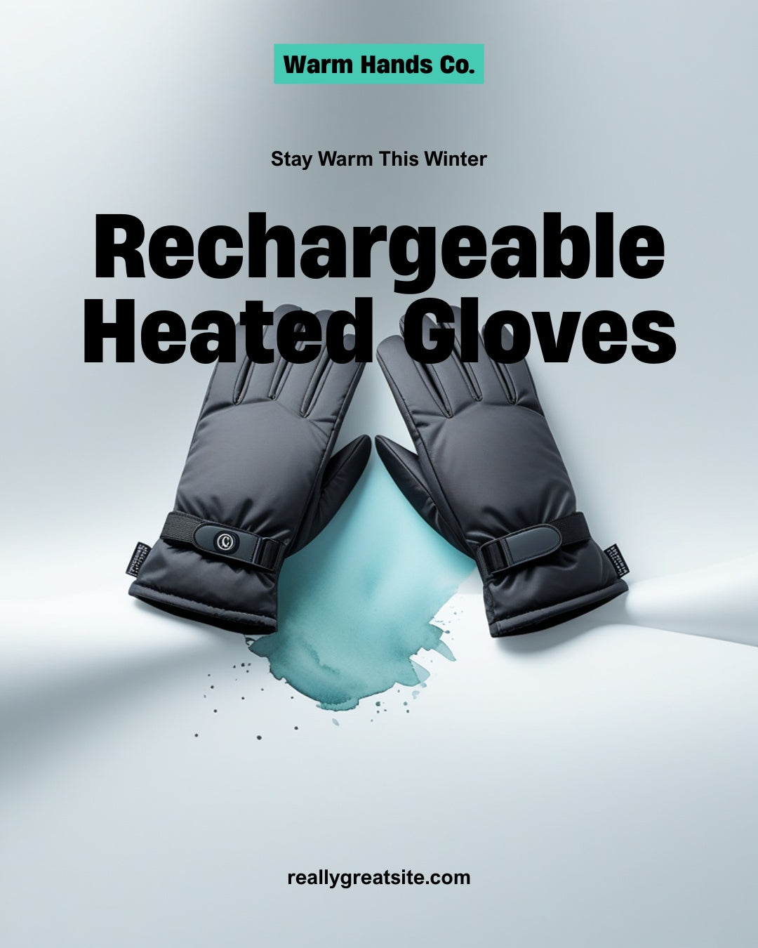 Heated Winter Gloves – 4000mAh Rechargeable Electric Warmers