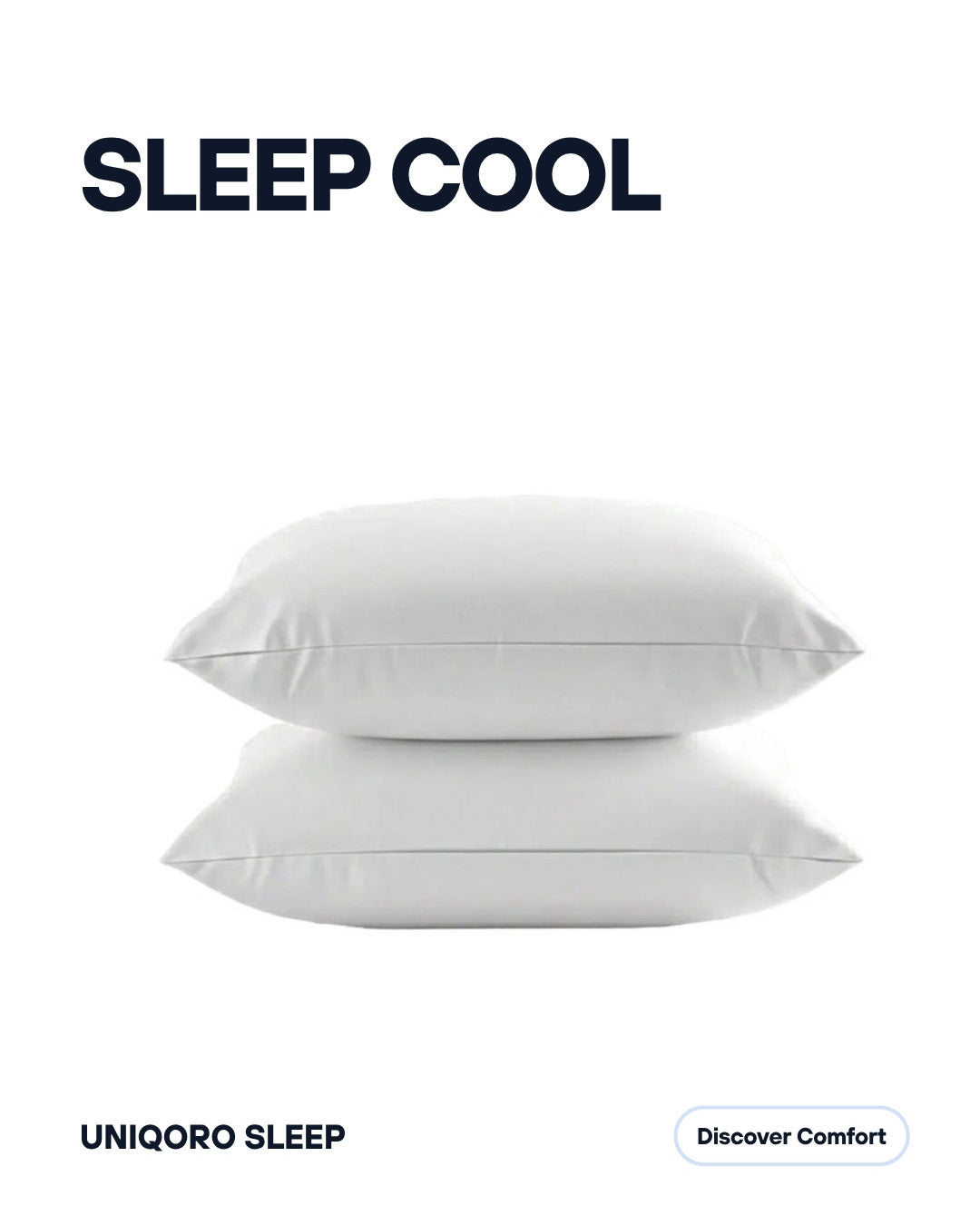 Uniqoro Cooling Gel Memory Foam Pillow Cervical Sleep Support