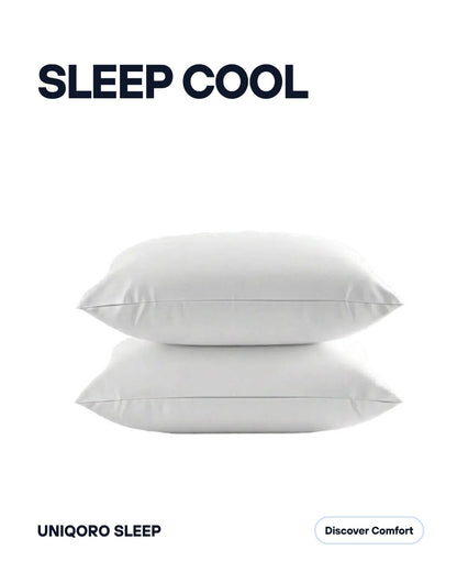 Uniqoro Cooling Gel Memory Foam Pillow Cervical Sleep Support
