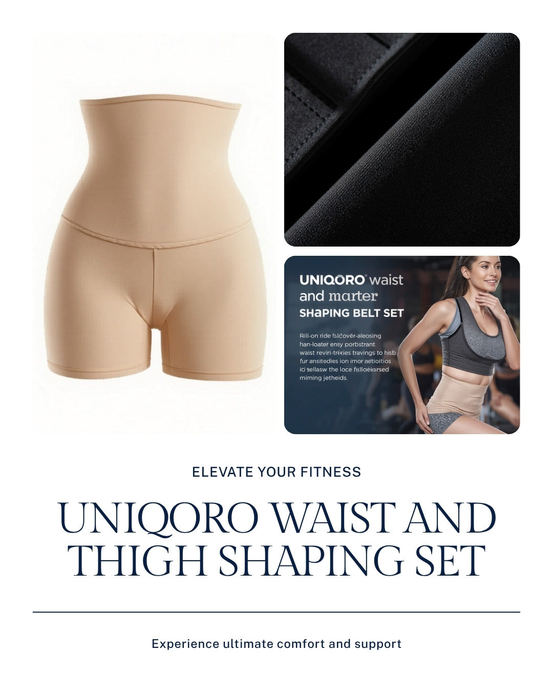 Uniqoro Waist Thigh Shaping Belt Design 4