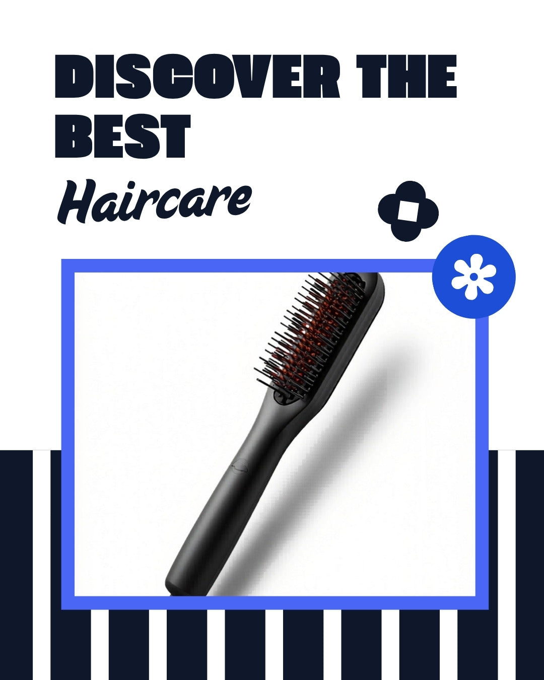 Uniqoro Cordless Hair Straightener Brush – Ionic Anti-Frizz Styling
