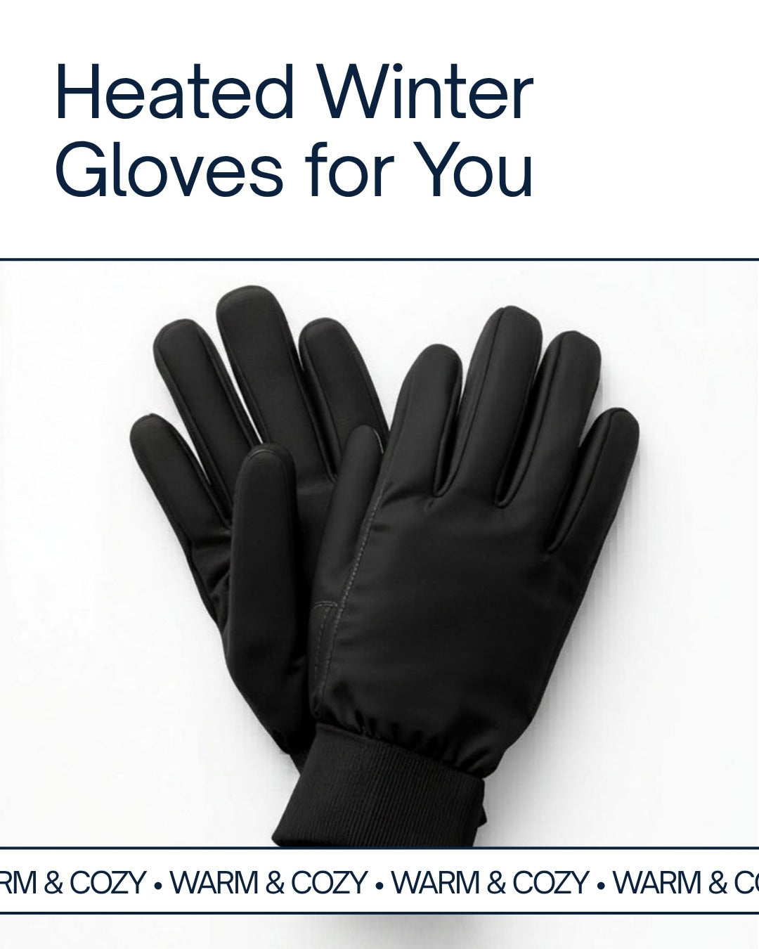 Uniqoro Heated Winter Gloves Design 3