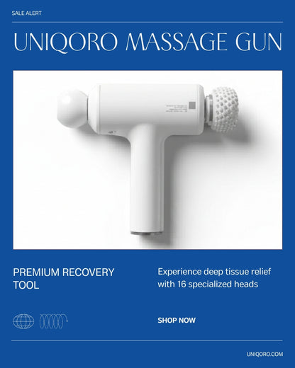 Uniqoro Fascia Massage Gun 16 Heads Design 3