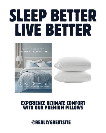 Uniqoro Cooling Gel Memory Foam Pillows Design 2