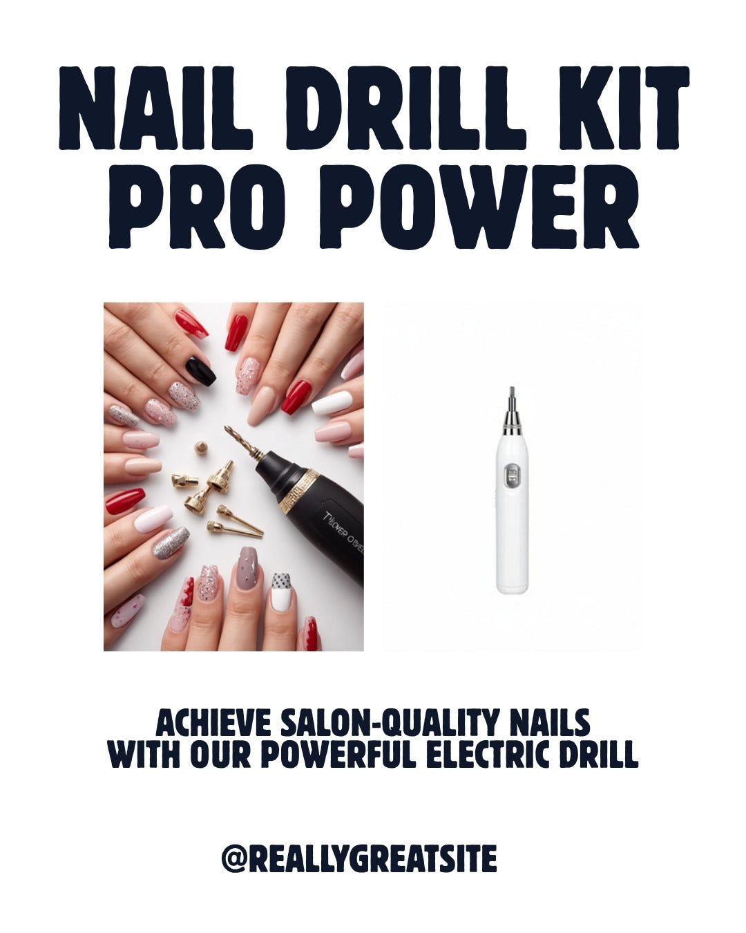 Uniqoro Electric Nail Drill Kit Design 2