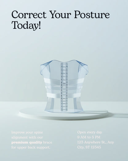 Invisible Posture Corrector – Under Clothing Shoulder Alignment