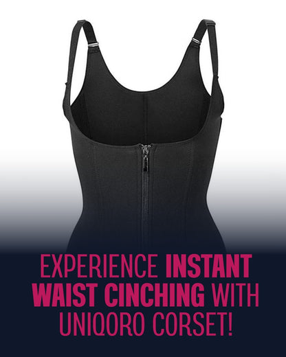 Uniqoro Waist Trainer Corset Women Workout Body Shaper
