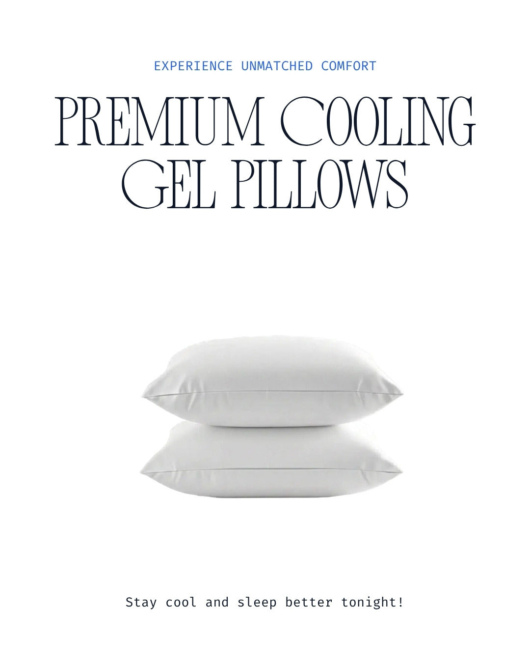 Uniqoro Cooling Gel Memory Foam Pillows Design 4
