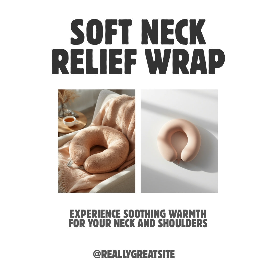 USB Heated Neck Pillow – Memory Foam Cervical Pain Relief
