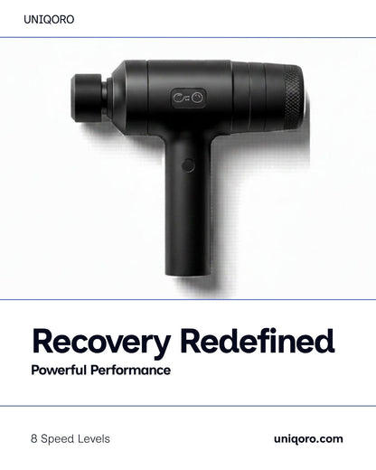 Uniqoro Massage Gun Deep Tissue 8 Speed Percussion Recovery