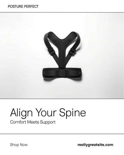Posture Corrector Brace – Back Support Kyphosis Fix
