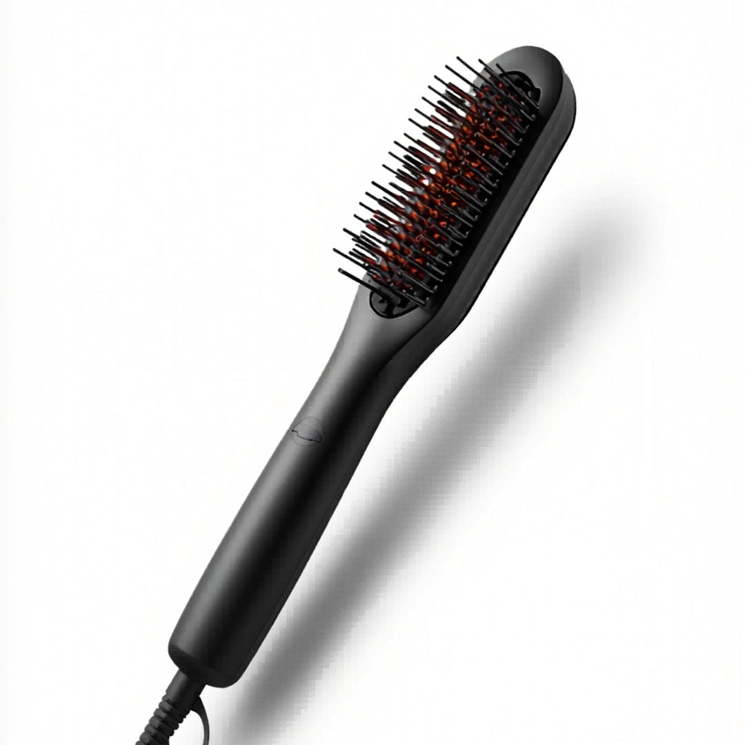 Cordless Hair Straightener Brush – Ionic Anti-Frizz Styling Comb