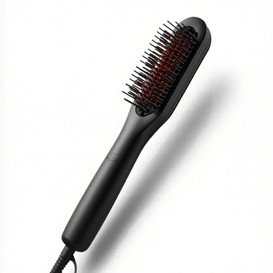 Cordless Hair Straightener Brush – Ionic Anti-Frizz Styling Comb