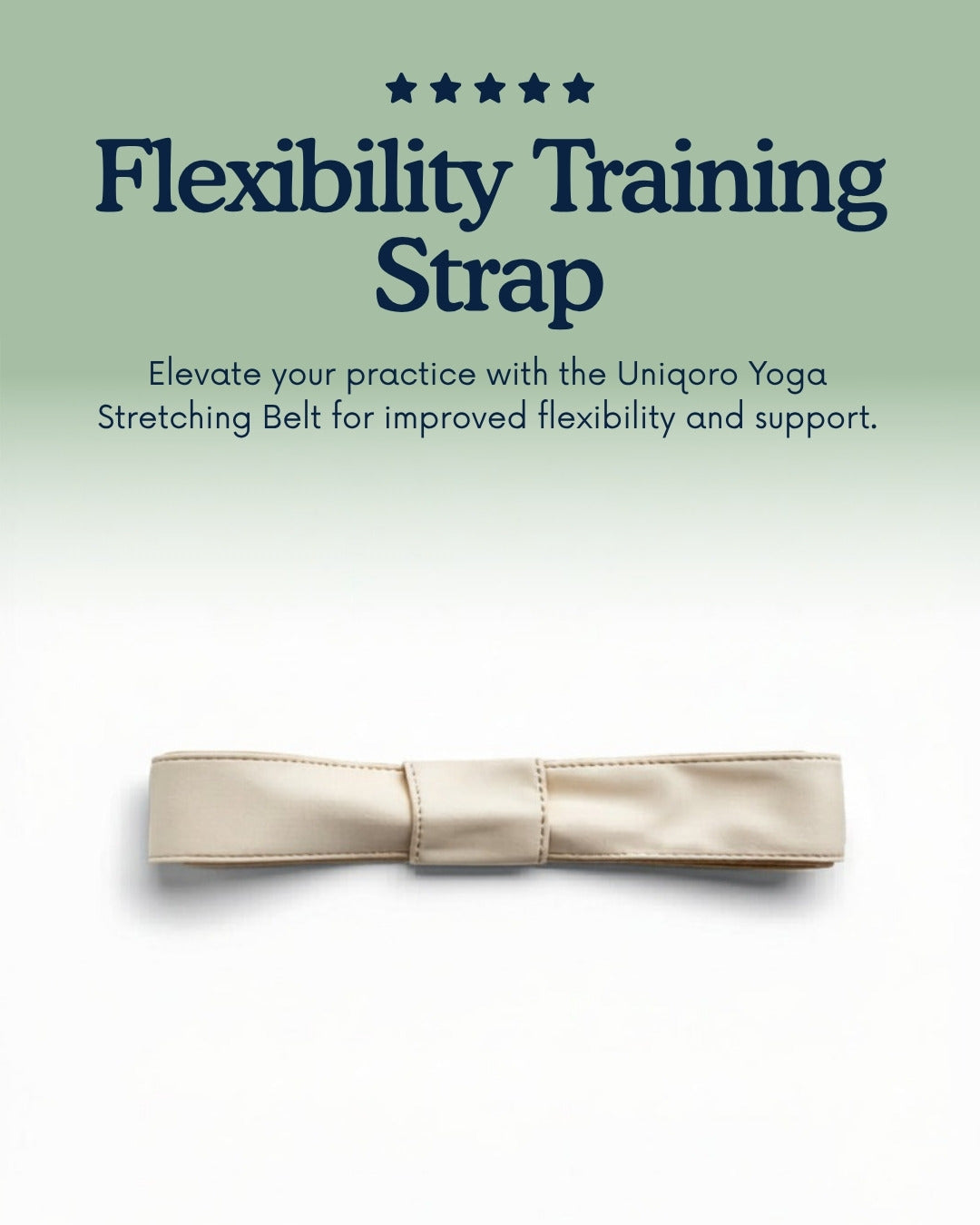 Uniqoro Yoga Stretching Belt Design 3
