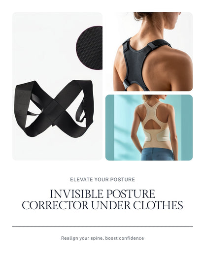 Uniqoro Invisible Posture Corrector Under Clothes Back Brace