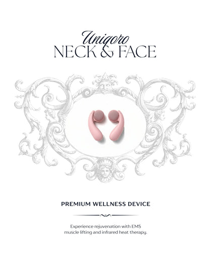 Uniqoro Neck and Face Massager 3-in-1 EMS Lifting Vibration