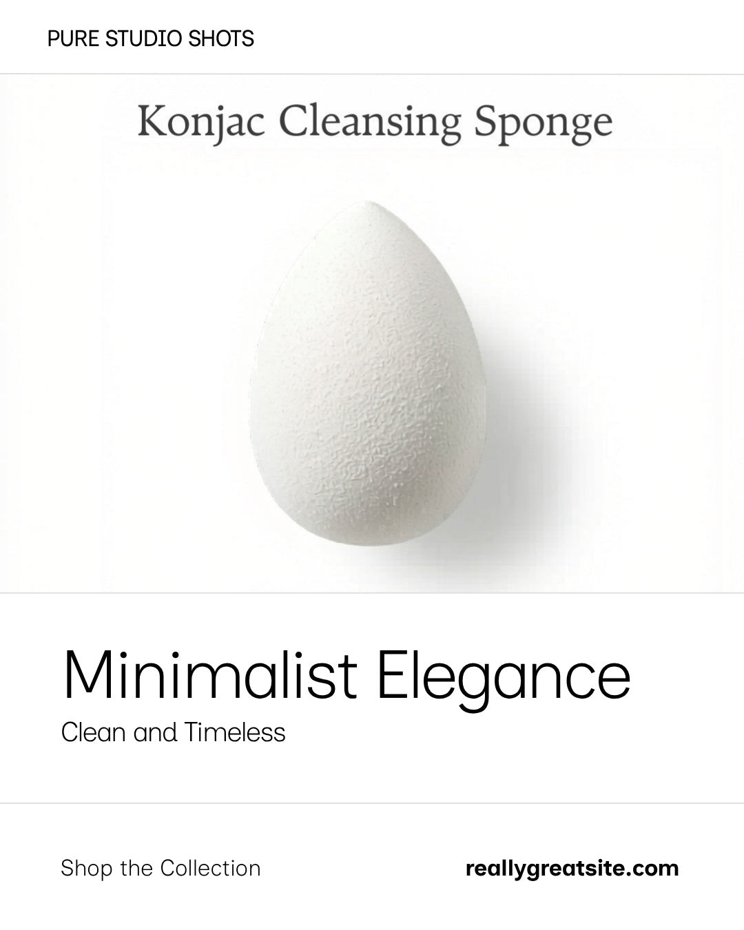 Konjac Facial Sponge - AI Professional Product Photography