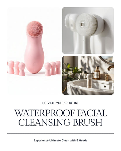 Uniqoro Waterproof Facial Cleansing Brush Design 4