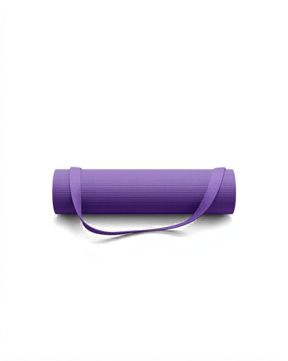 Yoga Mat with Carrying Strap – Non-Slip Thick Exercise Mat