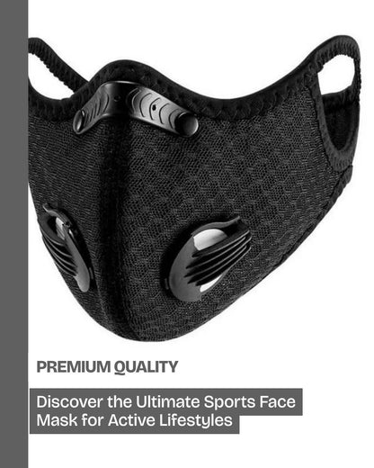 Uniqoro Sports Face Mask Breathable Design 4