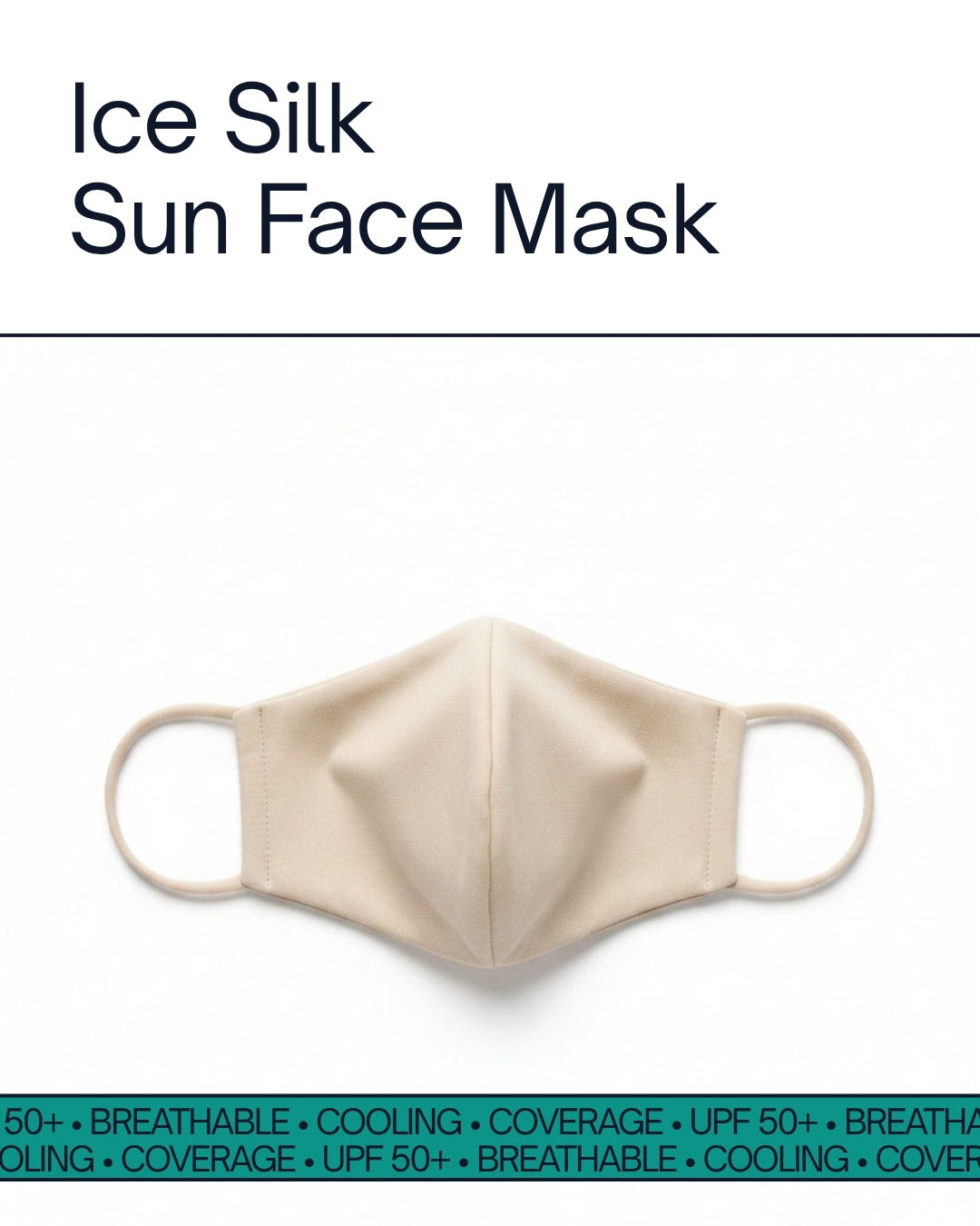 Uniqoro Ice Silk Sun Face Mask Design 4