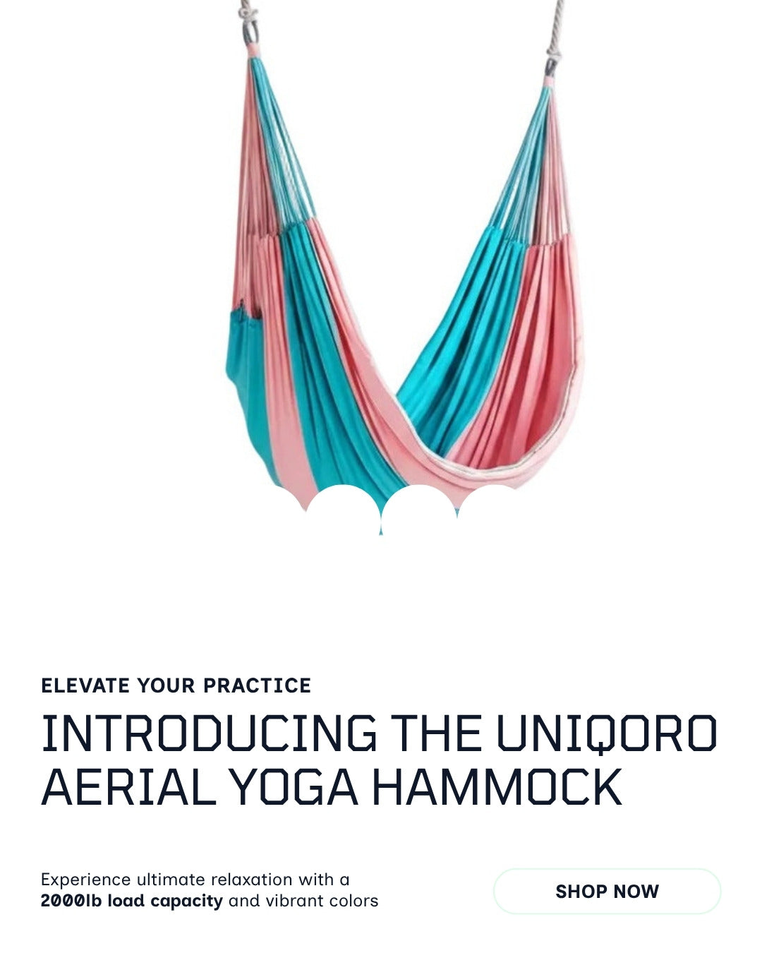 Uniqoro Aerial Yoga Hammock 2000lb Load Capacity Anti-Gravity Swing