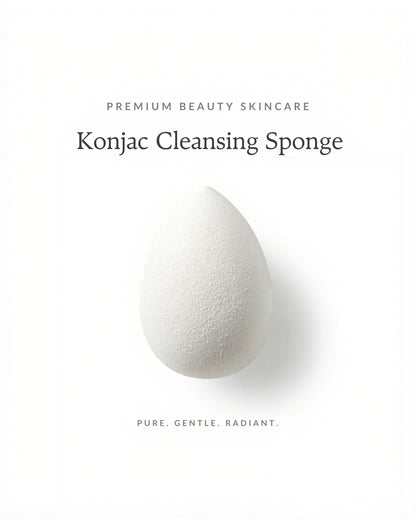 Konjac Facial Sponge – Natural Deep Pore Cleanser & Exfoliator
