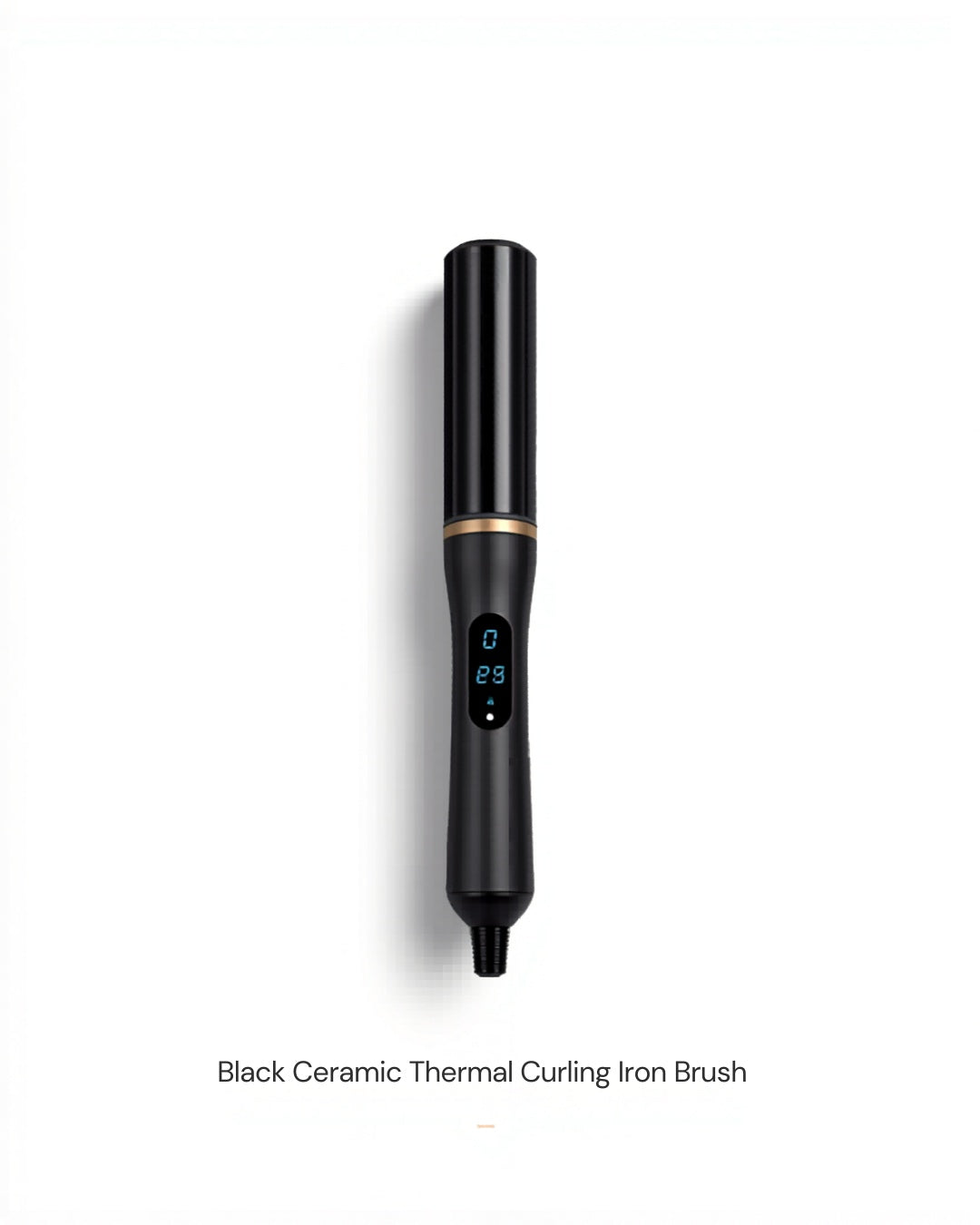Ceramic Tourmaline Curling Iron Brush – 1.5" Dual Voltage