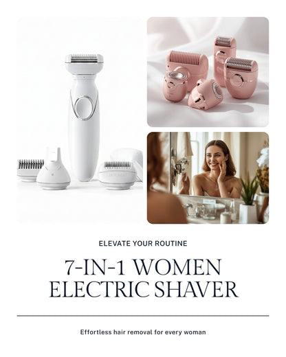 Uniqoro 7-in-1 Women Electric Shaver Design 3