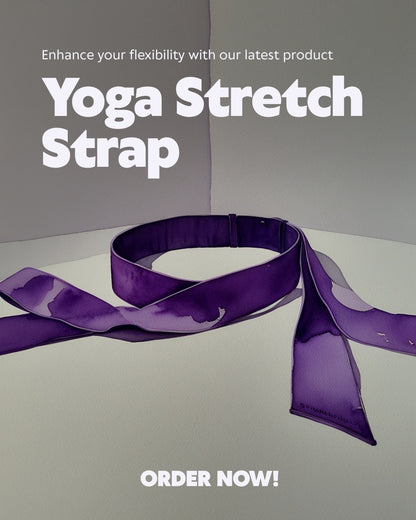 Yoga Hip Stretch Belt – Door Anchor Flexibility Split Strap