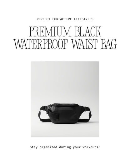 Running Waist Bag – Waterproof Lycra Sports Belt Phone Holder