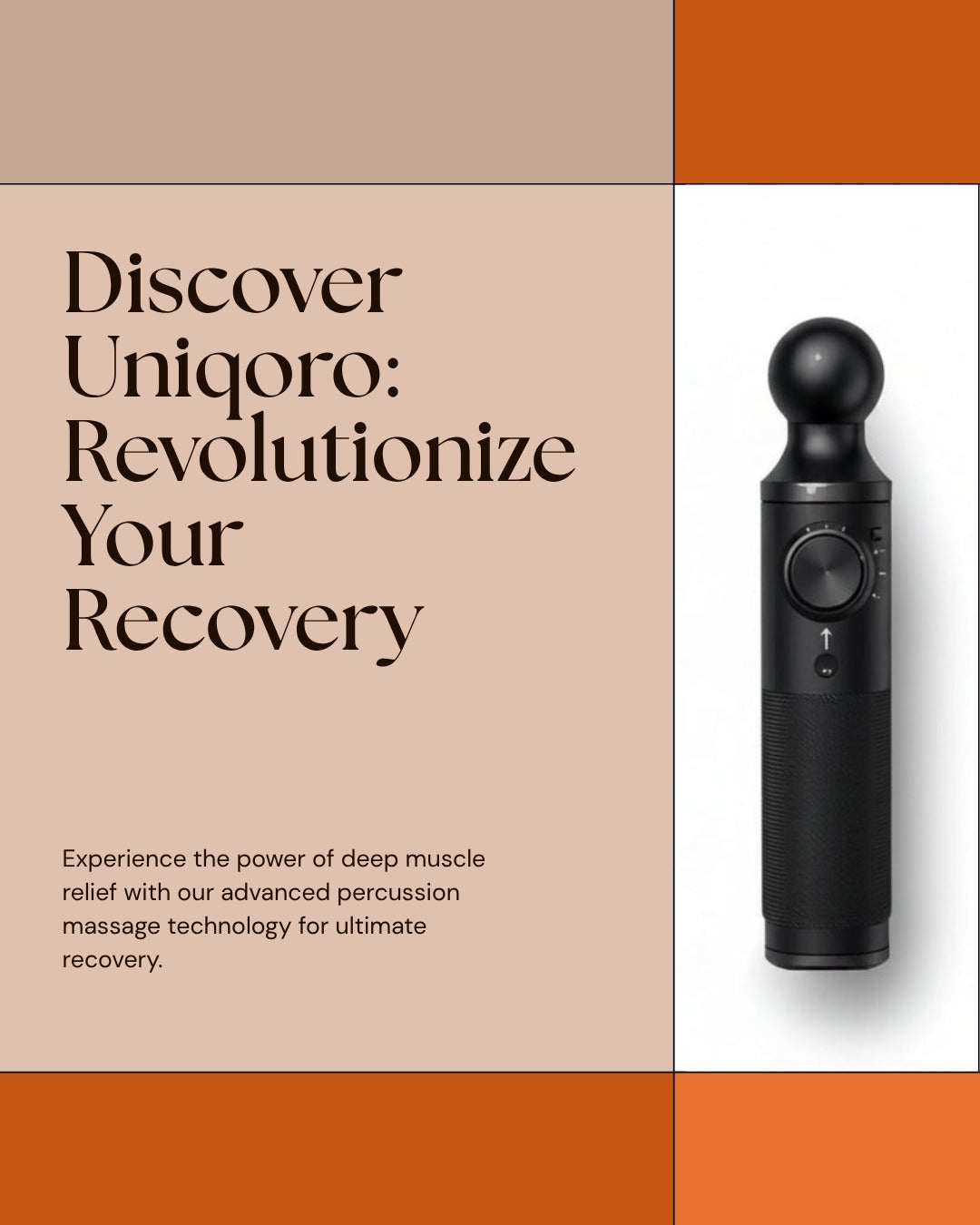 Uniqoro Percussion Massage Gun 9 Speed Design 3
