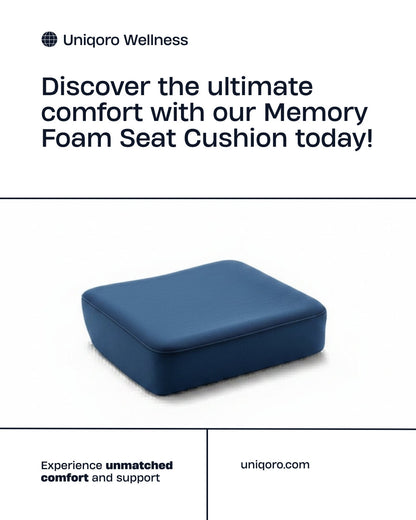 Uniqoro Memory Foam Seat Cushion Design 2