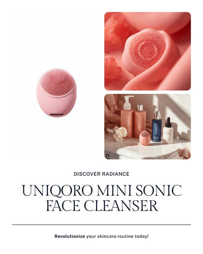 Uniqoro Mini Sonic Silicone Face Cleanser Design 2