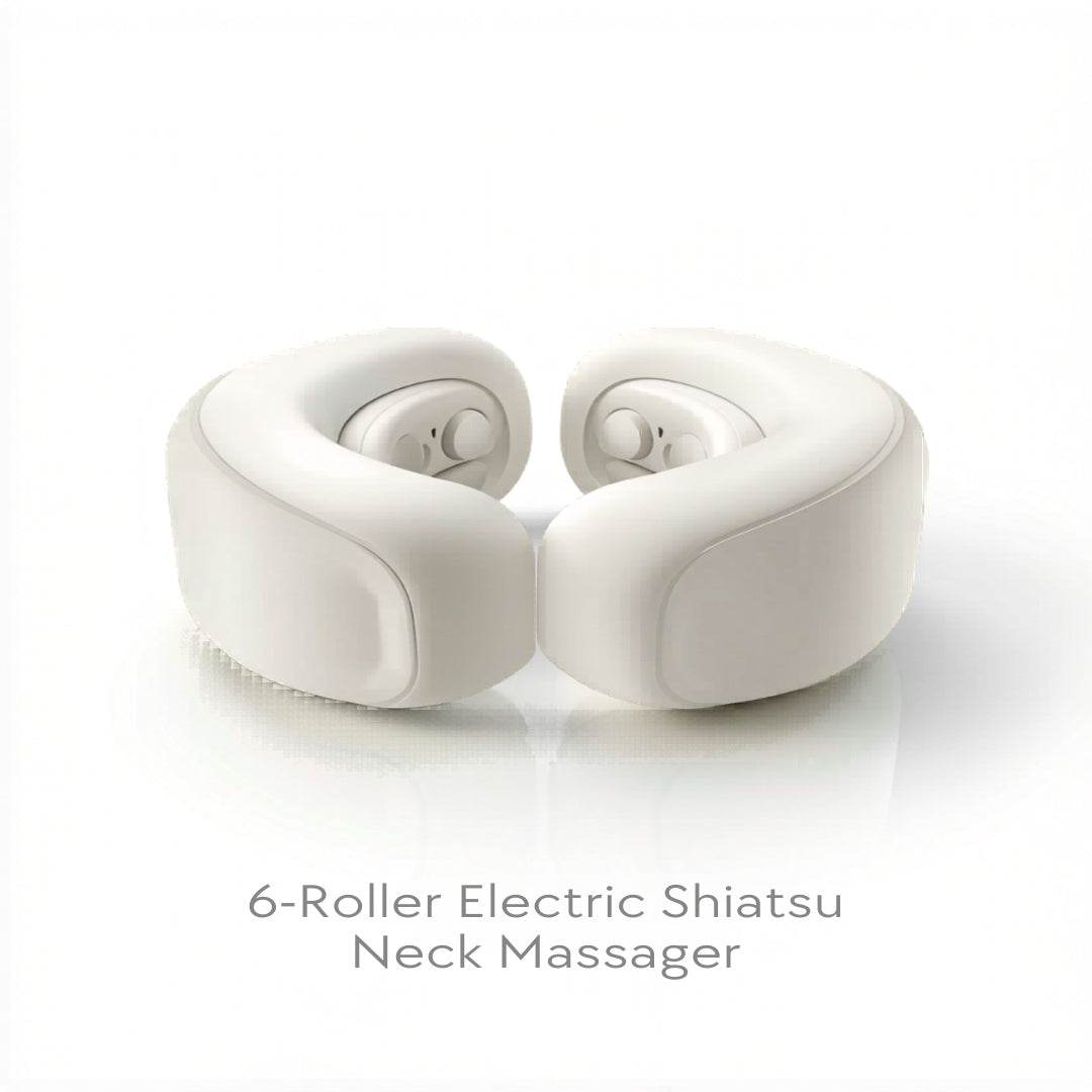 Cervical Neck Massager – 6-Roller Manual Trigger Point Relief