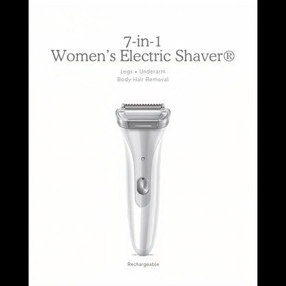 7-in-1 Women Electric Shaver – Full Body Hair Removal Kit