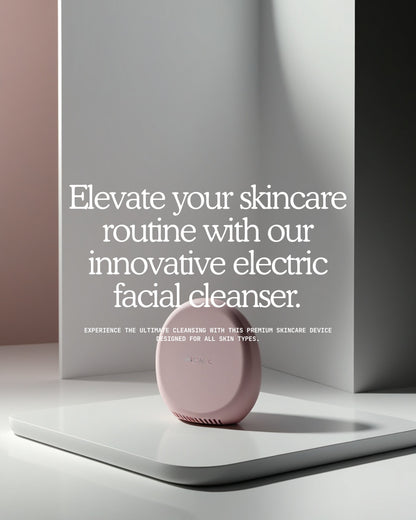 Silicone Electric Face Cleanser – Sonic Vibration Deep Pore