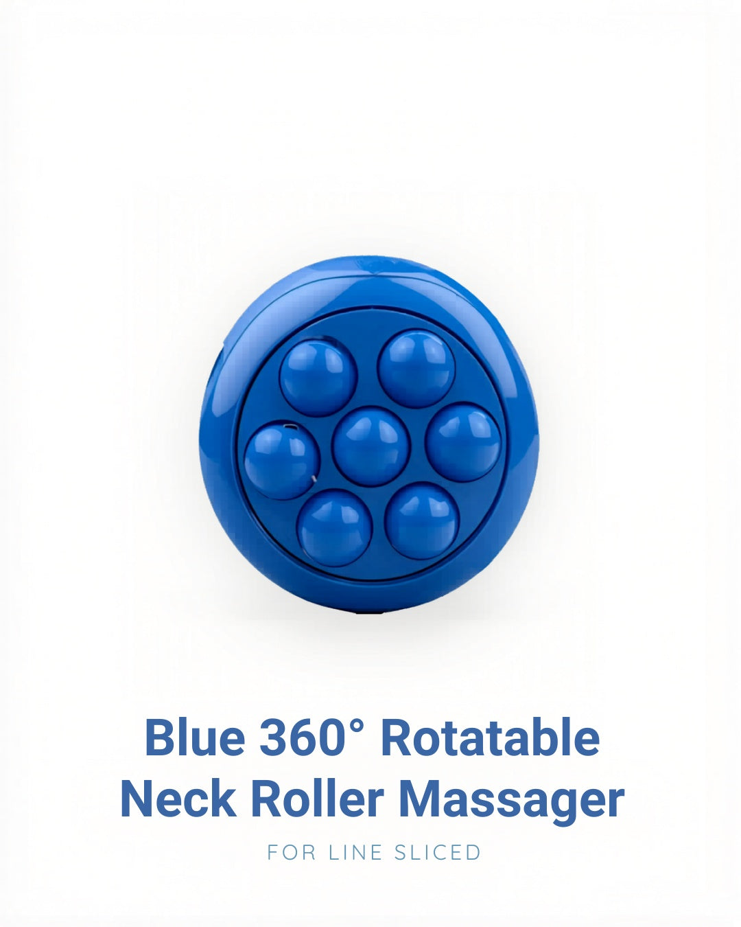 Neck Roller Massager – 360° 6-Ball Manual Trigger Point