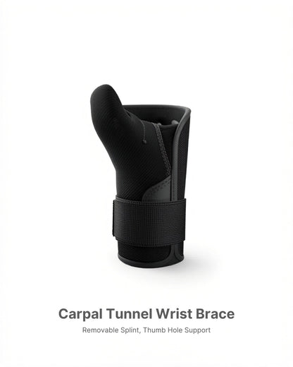 Carpal Tunnel Wrist Brace – Night Splint Median Nerve Relief